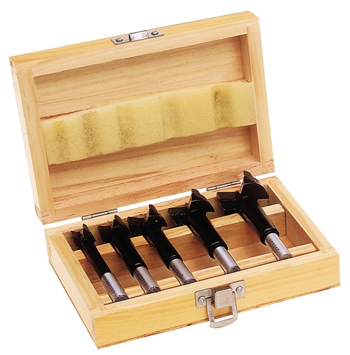 Kunstbohrersatz 5-tlg.hartmetallbestückt D.15,20,25,30,35mm Holzkasette PROMAT Kunstbohrersatz 5-tlg.hartmetallbestückt D.15,20,25,30,35mm Holzkasette PROMAT