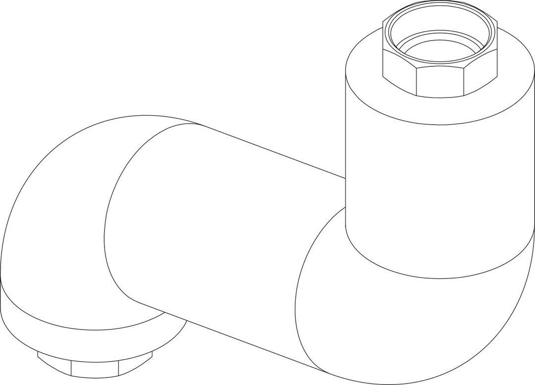 BOSCH Ersatzteil TTNR: 8738804082 Anschlussrohr VK G11/2 kpl V2 everp