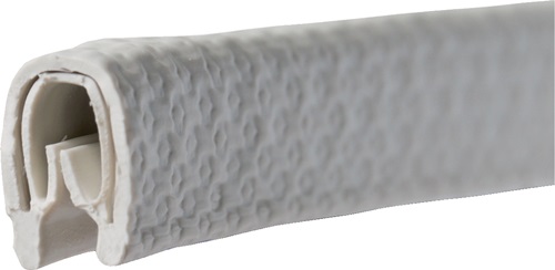 Kantenschutz Klemmber.1-4mm L.10m B.10mm H.14,5mm weiß-grau PROMAT Kantenschutz Klemmber.1-4mm L.10m B.10mm H.14,5mm weiß-grau PROMAT