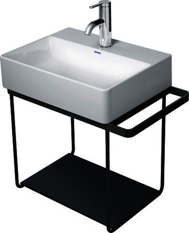 DU Glaseinleger in Metallkonsolen f. DuraSquare WT 073245, Schwarz
