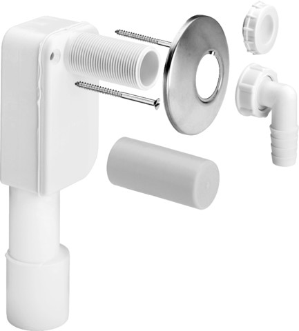 Viega Geruchverschluss 5635.7 in G1 x DN40/50 Kunststoff weiss