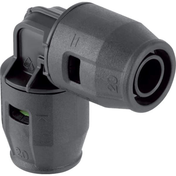 Geberit PushFit Winkel 90Gr PVDF d20 Geberit PushFit Winkel 90Gr PVDF d20