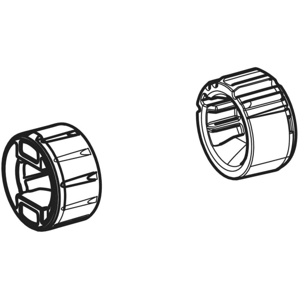 Geberit Set Halteringe für WC-Sitz Quick Release mechanisch, für EasyMount