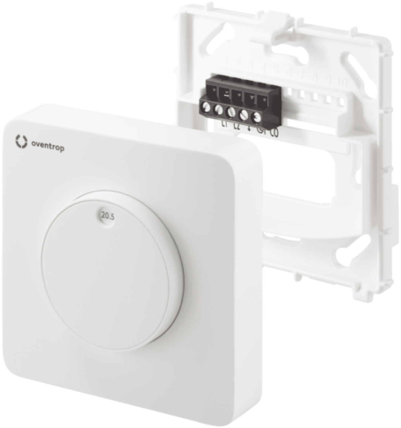 OVENTROP-ClimaCon F 100 Raumthermostat (Heizen/Kühlen), kabelgebunden, 24V