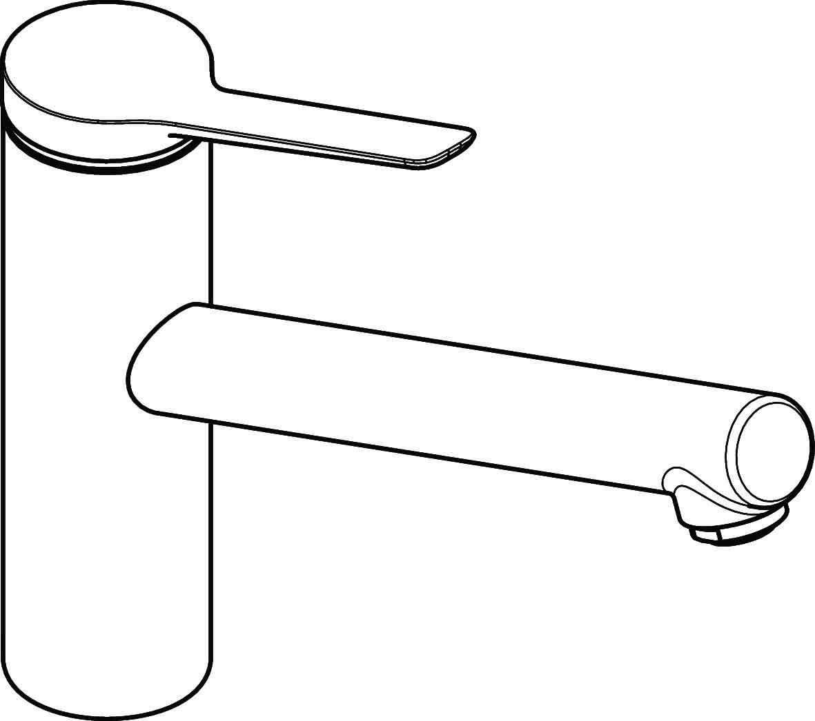 Hansgrohe Spültischmischer 150 Zesis M33 1jet mattschwarz