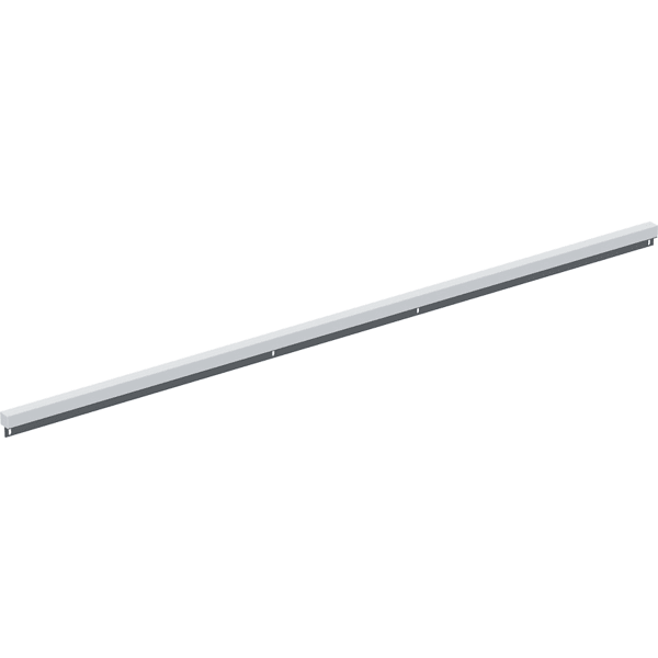 Geberit Lichtleiste ob. f. Option Plus, eckig Lichtspiegel B:90cm, schwarz-matt / alu.