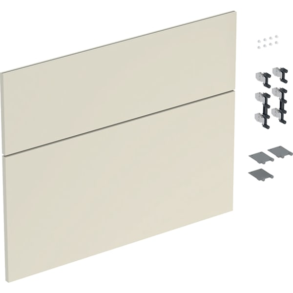 Geberit Schubladenfront Set für iCon für WT B:75cm, sand-grau glänzend