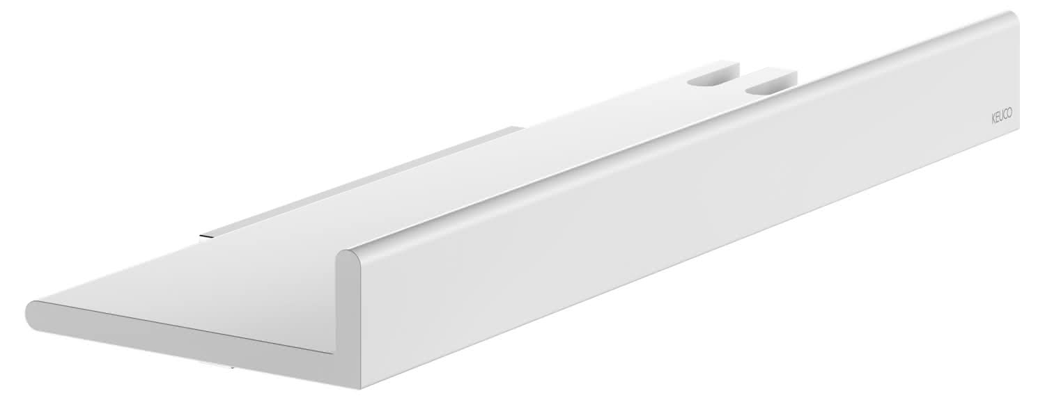 KEUCO Duschablage REVA 12859 m.integriertem Glasabzieher weiß