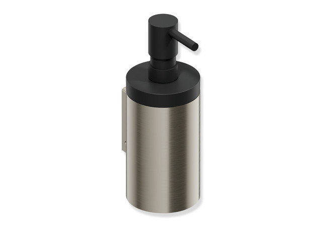 HEWI Seifenspender Sys 162, edst., PVD, Spender schw nickel gebü.