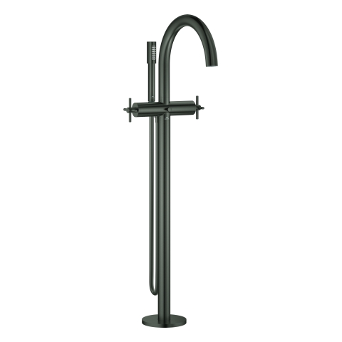 GROHE 2-Griff-Wannenbatt. Atrio 25272 FMS Bodenm. Kreuz-Gr. hard graphite geb. GROHE 2-Griff-Wannenbatt. Atrio 25272 FMS Bodenm. Kreuz-Gr. hard graphite geb.