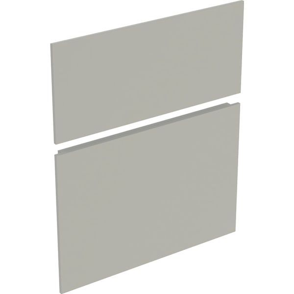 Geberit Set Schubladenfront für Xeno2 Breite Seitenschrank 45 cm, greige