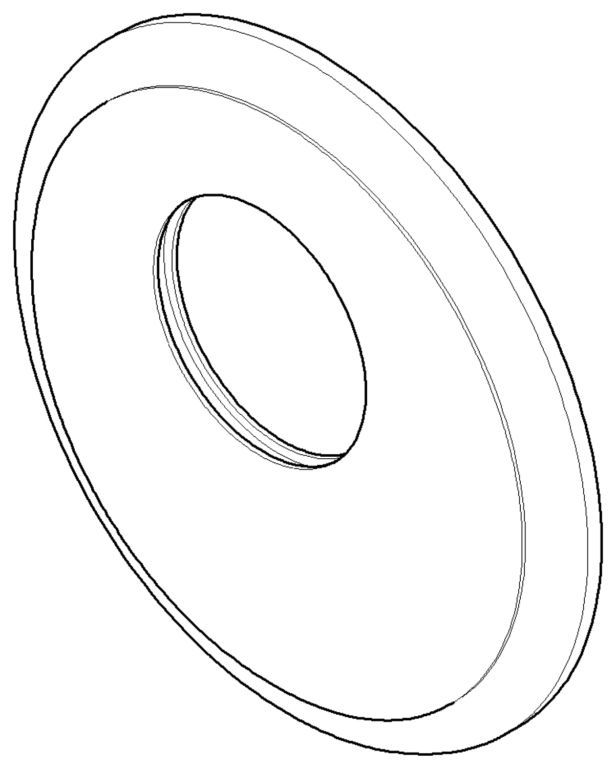 DO xTOOL Rosette Traditionell ET 091102163 D 124 x 13 mm Chrom
