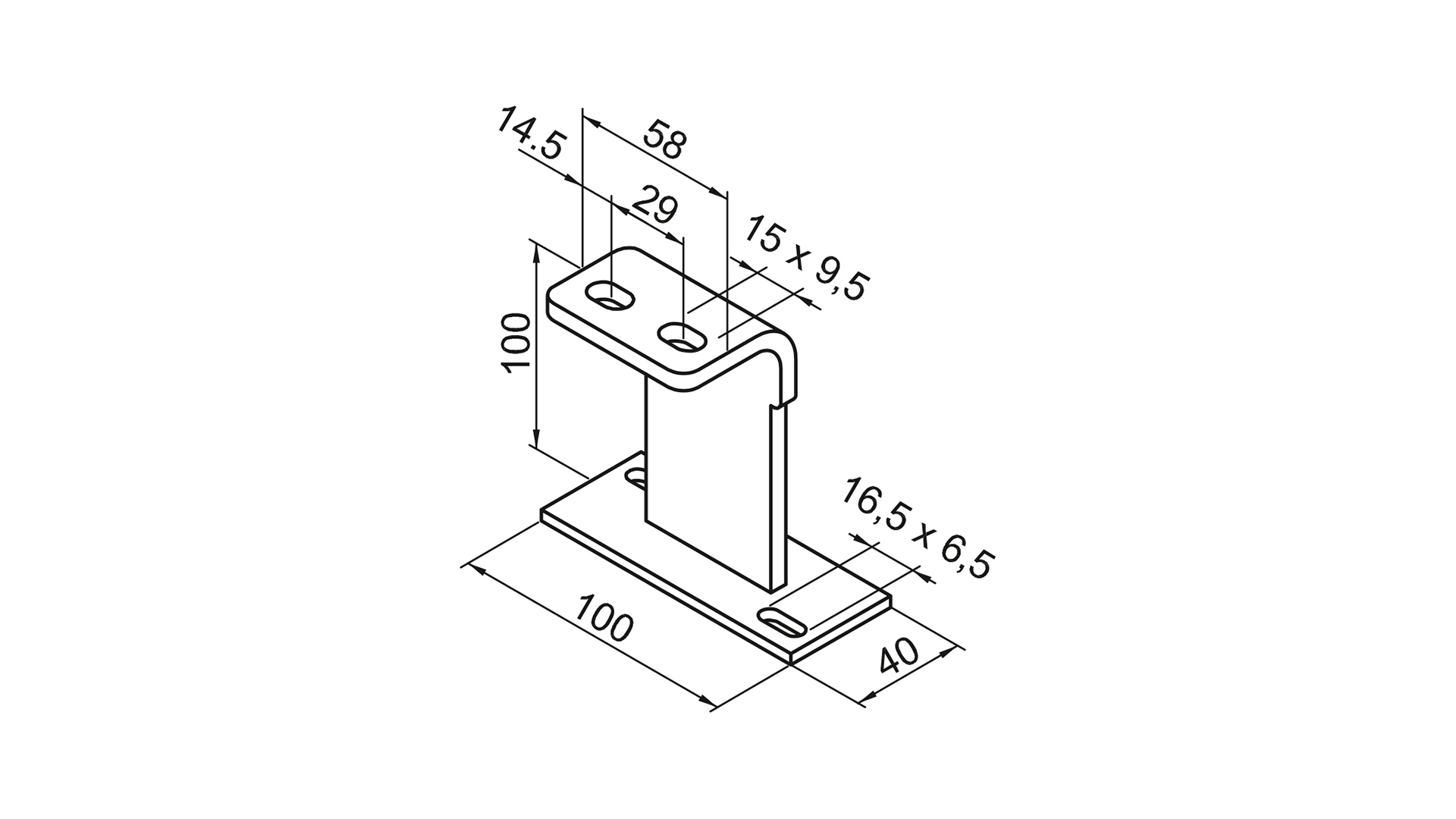 Zehnder Zubehör Fußkonsole FMORV HDF-2, Sonder-Lack