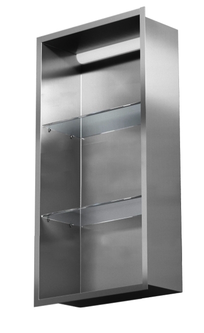 AS UP Regal mit LED-Beleuchtung TROCKEN 40 x 70 x 16,5 cm AS UP Regal mit LED-Beleuchtung TROCKEN 40 x 70 x 16,5 cm