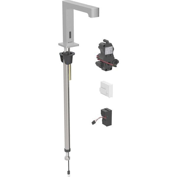 Geberit Brenta WT-Arm., Standmontage, Netz für UP-Funkt.Box, m.Misch., edst.gebü.