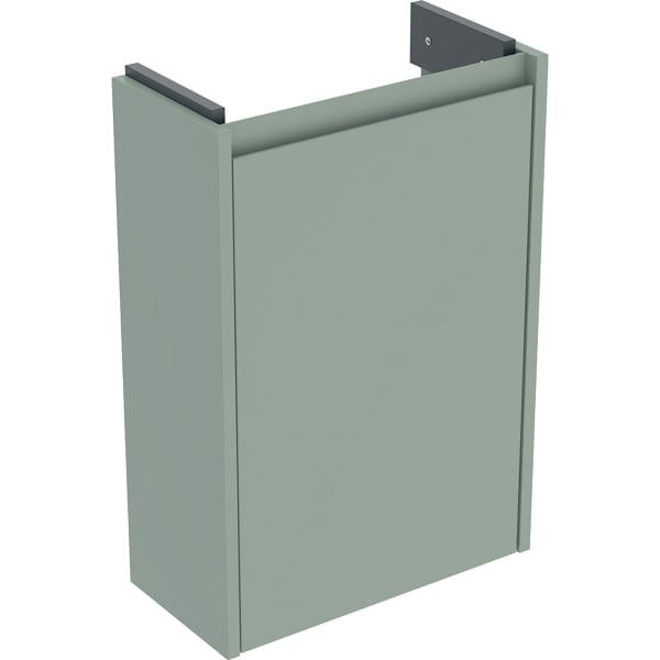 Geberit Renova Compact US für HWB, mit 1 Tür 41,2x60,5x20,1cm, salbeigrün/l. seidenm.
