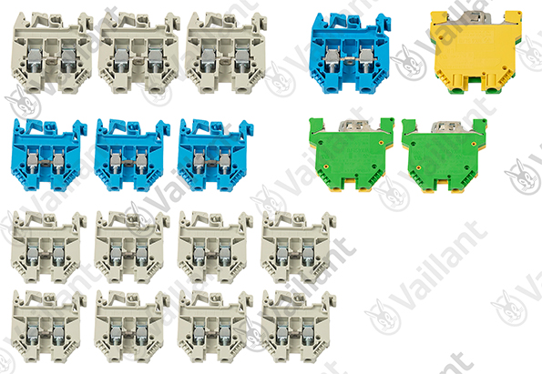 Vaillant Klemme, Klemmleiste, VWS/VWW 400V Vaillant-Nr. 0020060862