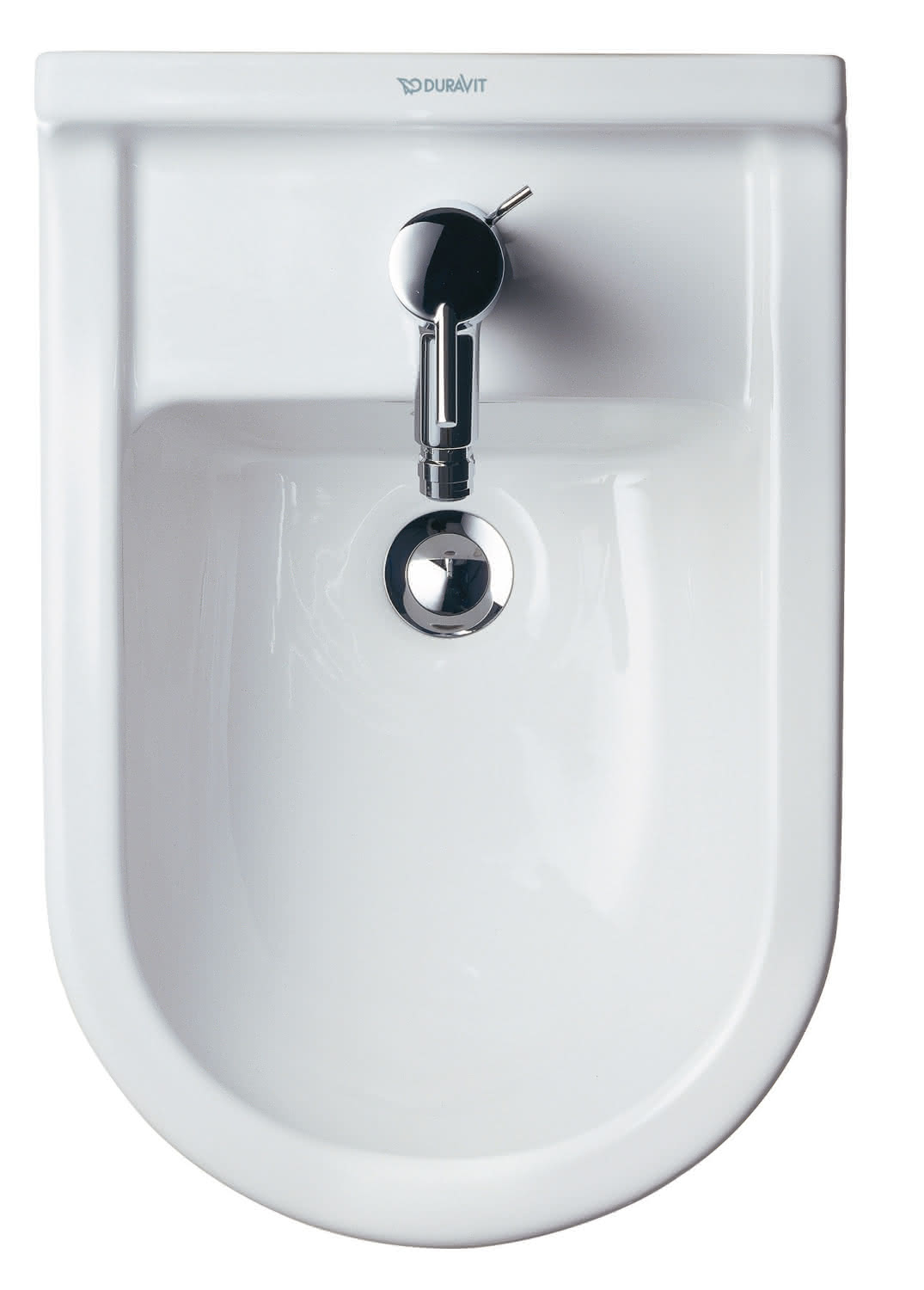 DU Wand-Bidet Starck 3 540 mm mit ÜL, mit HLB, 1 HL, weiß