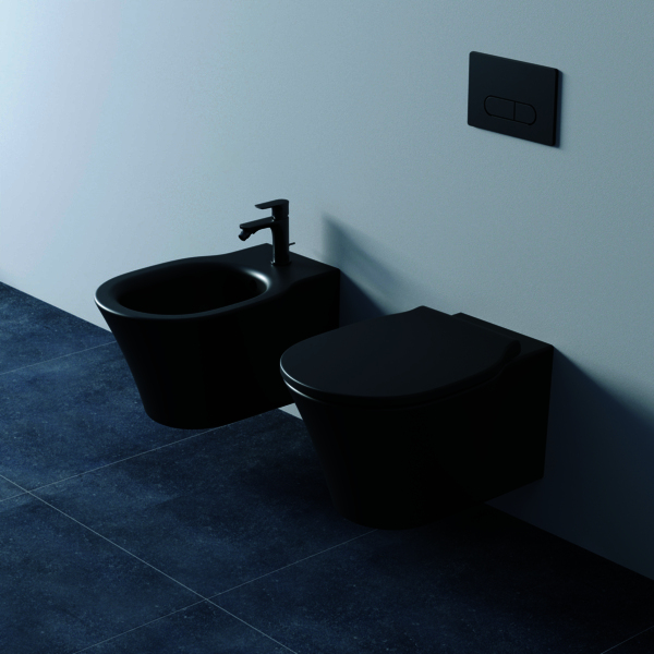 IS Wand-T-WC Connect Air AquaBlade unsichtbare Bef. 360x540x350mm Schwarz
