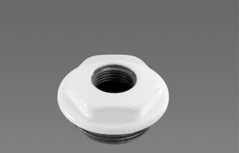 Zehnder Anschlussstopfen für 2-Säuler Linksgewinde, 1" x 1/2",RAL 9016,909401