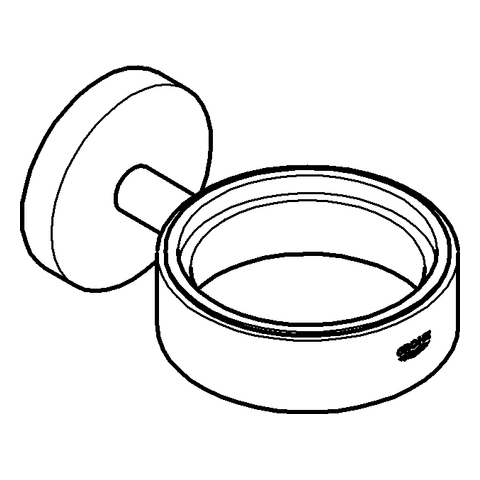GROHE Halter Essentials 40369_1 für Becher/Schale/-spend. cool sunrise geb.