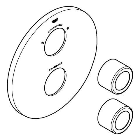 GROHE Rosette 47987 chrom
