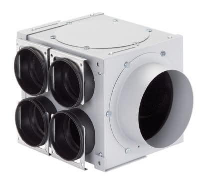 Zehnder Modul-Verteilkasten 4-fach DN 160, 4x90, Nr. 990323061