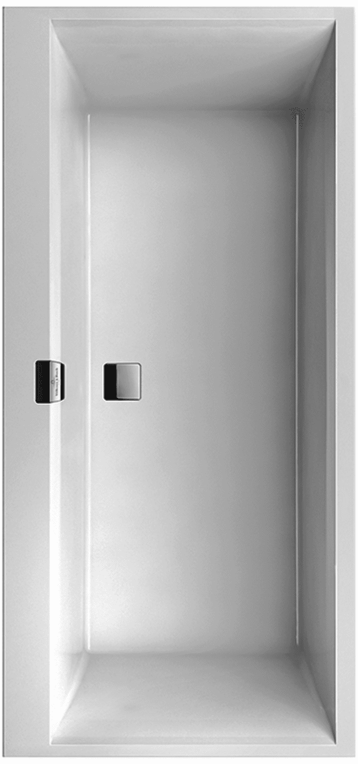 VB Badewanne Squaro Edge 12 1600x750x475mm Duo Rechteck Weiß Alpin