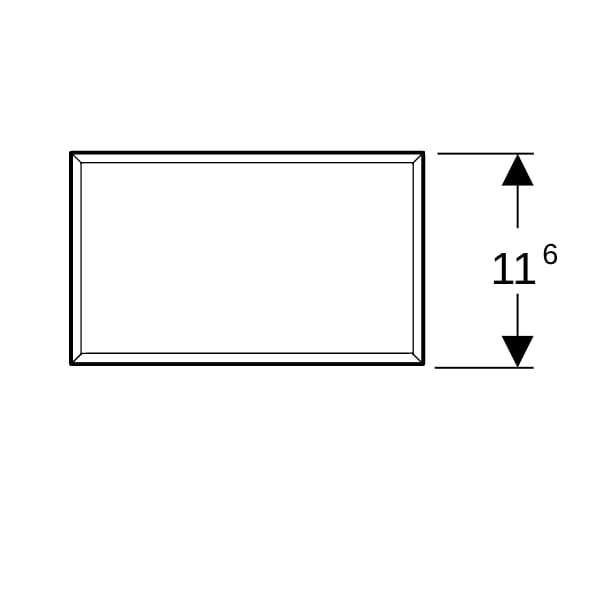 Geberit Ordnungsbox 19,3x11,6x9,4 cm