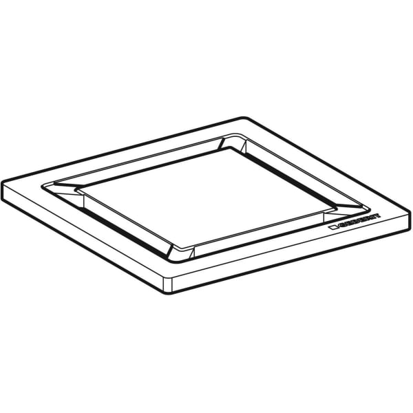 Geberit Designrost "Square", 8 x 8 cm