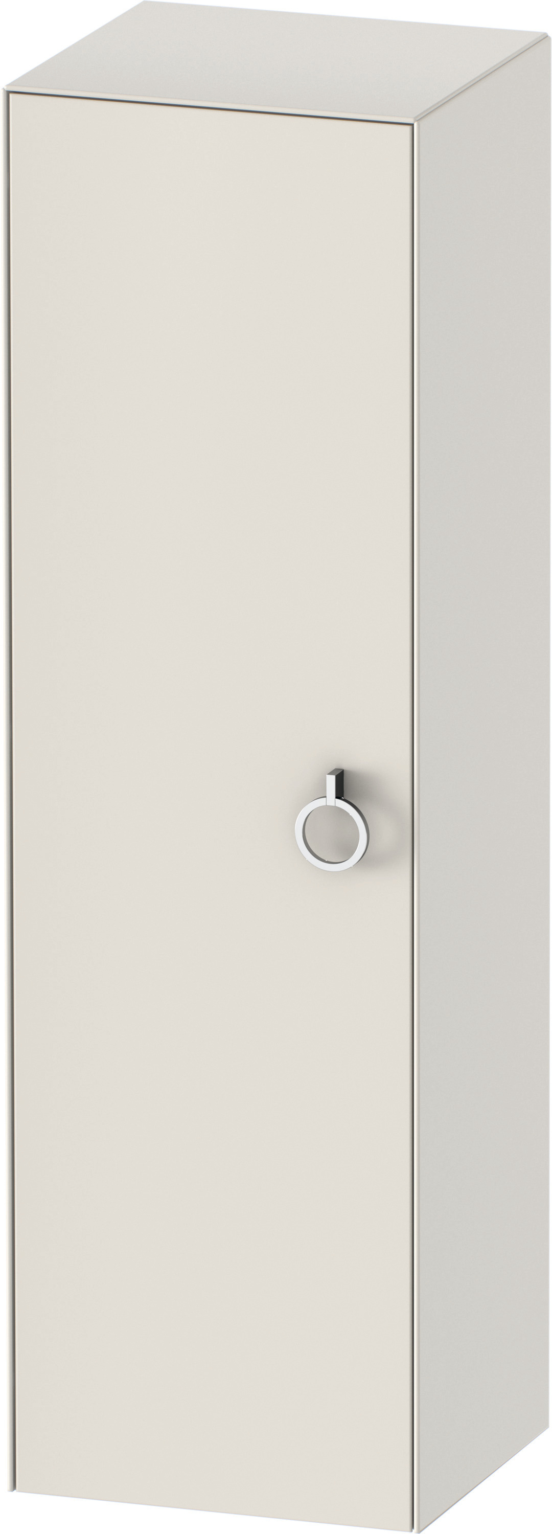 Duravit Halbhochschrank White Tulip,m.Griff TA l.,1320x400x360,Nordic Weiß Sdm.