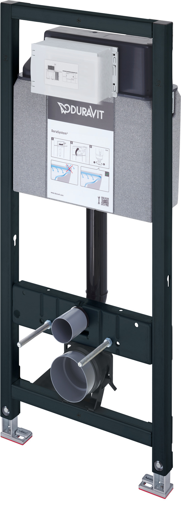 DU DuraSyst. für WWC, Basic,Trockenbau Höhe 1148,Spülbed.mechanisch Vorne
