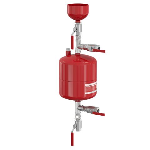 Flamco Dosiergefäß MS 35L inkl. Verteiler, Entlüftung und Ventile
