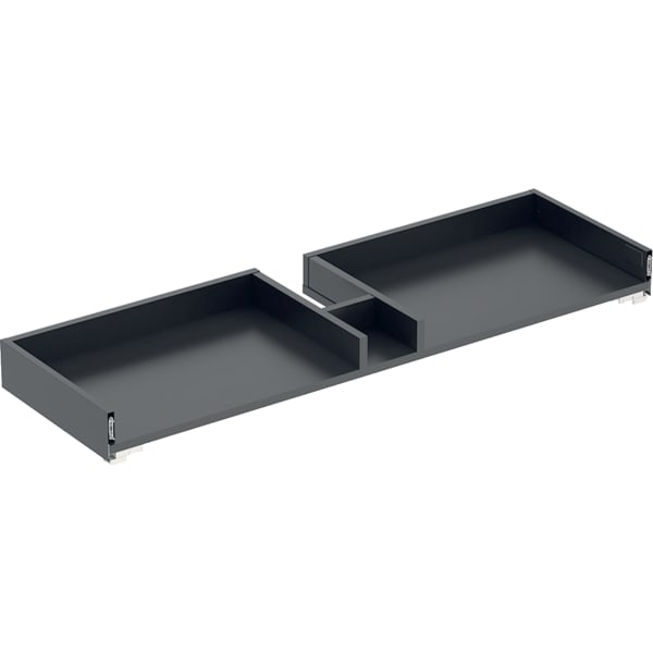 Geberit Obere Schublade o. Kappen, Front, Auszugsschienen, zu SmyleS WTU B: 120cm