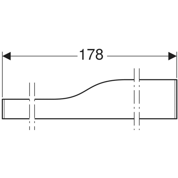 Geberit Bambini Dekorblende, Front für 4 WT-Arm., tieferes Becken li, blau