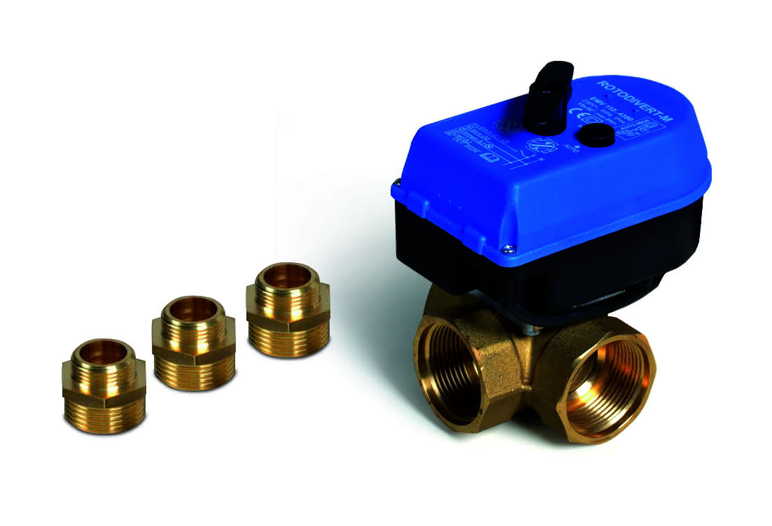 Remko WP 3-Wege Umschaltventil 6/4" inkl. Doppelnippel
