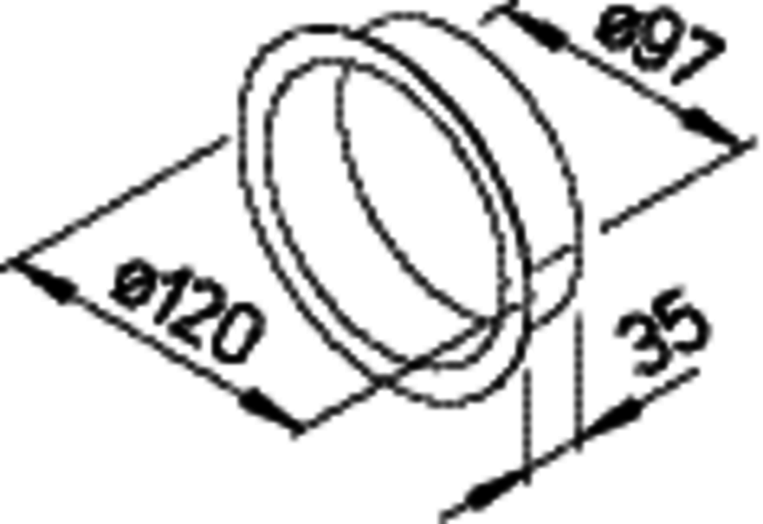 Helios EBR 100 Einbauring
