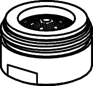 Viega Strahlregler Wandarmatur AquaVip 9122.9 aus Kunststoff