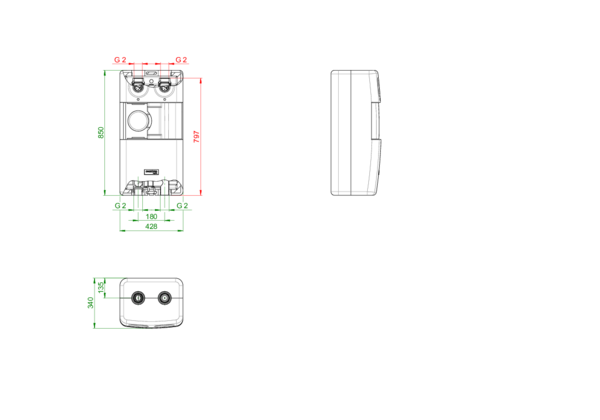 OVENTROP-Station Regumat M3-220 DN 40, ohne Pumpe