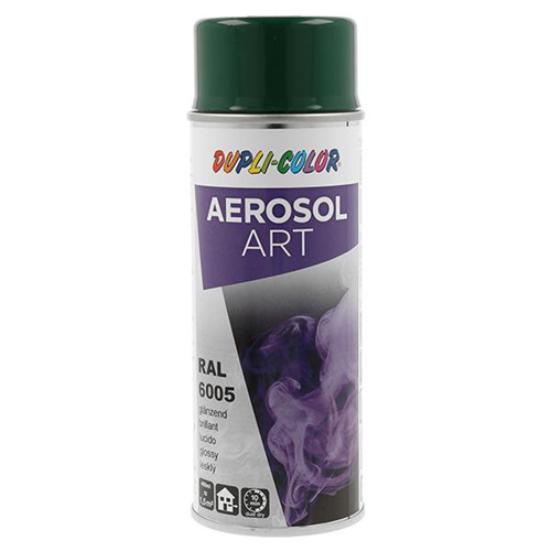 Buntlackspray AEROSOL Art moosgrün glänzend RAL 6005 400 ml Spraydose Buntlackspray AEROSOL Art moosgrün glänzend RAL 6005 400 ml Spraydose