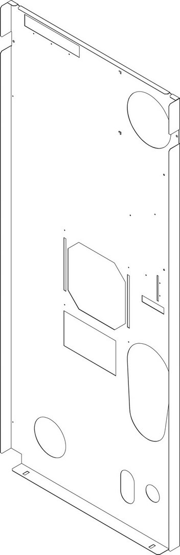 BOSCH Ersatzteil TTNR: 8738804938 Rückwand CLA-1 150 (r) everp