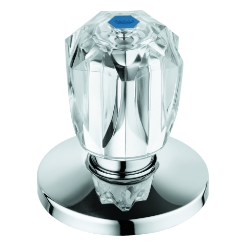 GROHE Oberteil 11541 1/2" für UP-Ventile Brillant Griff Markierung blau chrom