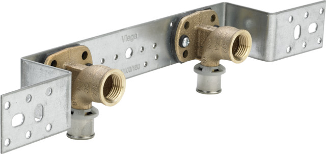 Viega Halterung 2021.71 in 370x230x40mm Stahl verzinkt
