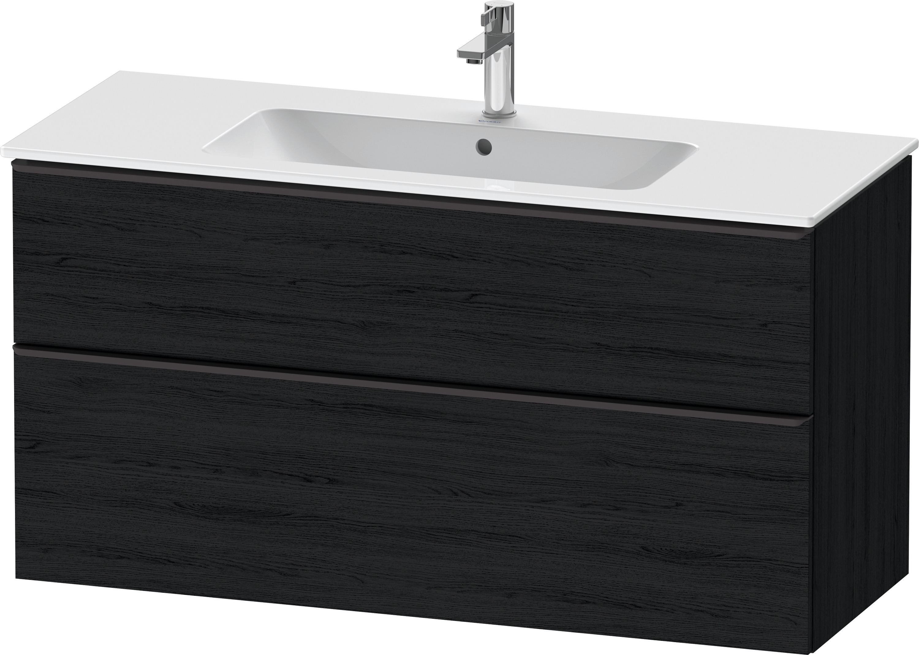 Duravit D-Neo WTU,Ausz:1,Schubk:1,GR:Dia.Schw 1210x462x625mm,Wdh,Eiche Schwrz.Matt,Dek