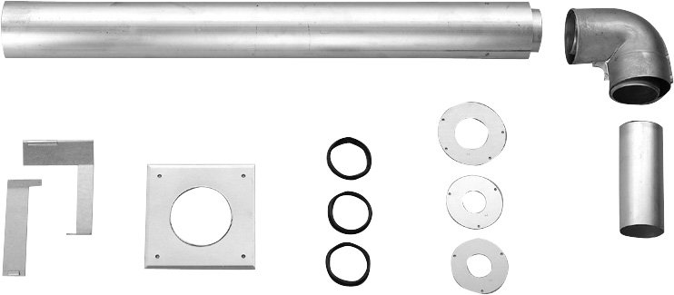 BOSCH Abgaszubehör AZ 212/1 Abgasführung senkrecht