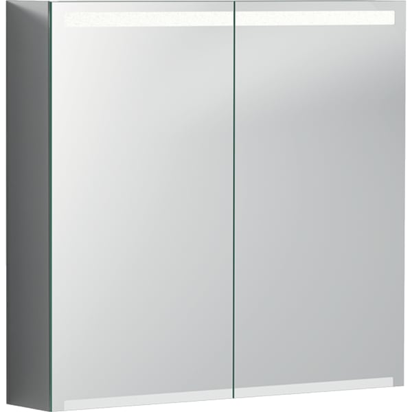 Geberit Option Spiegelschrank mit Beleuchtung zwei Türen, 75x70x15cm Geberit Option Spiegelschrank mit Beleuchtung zwei Türen, 75x70x15cm