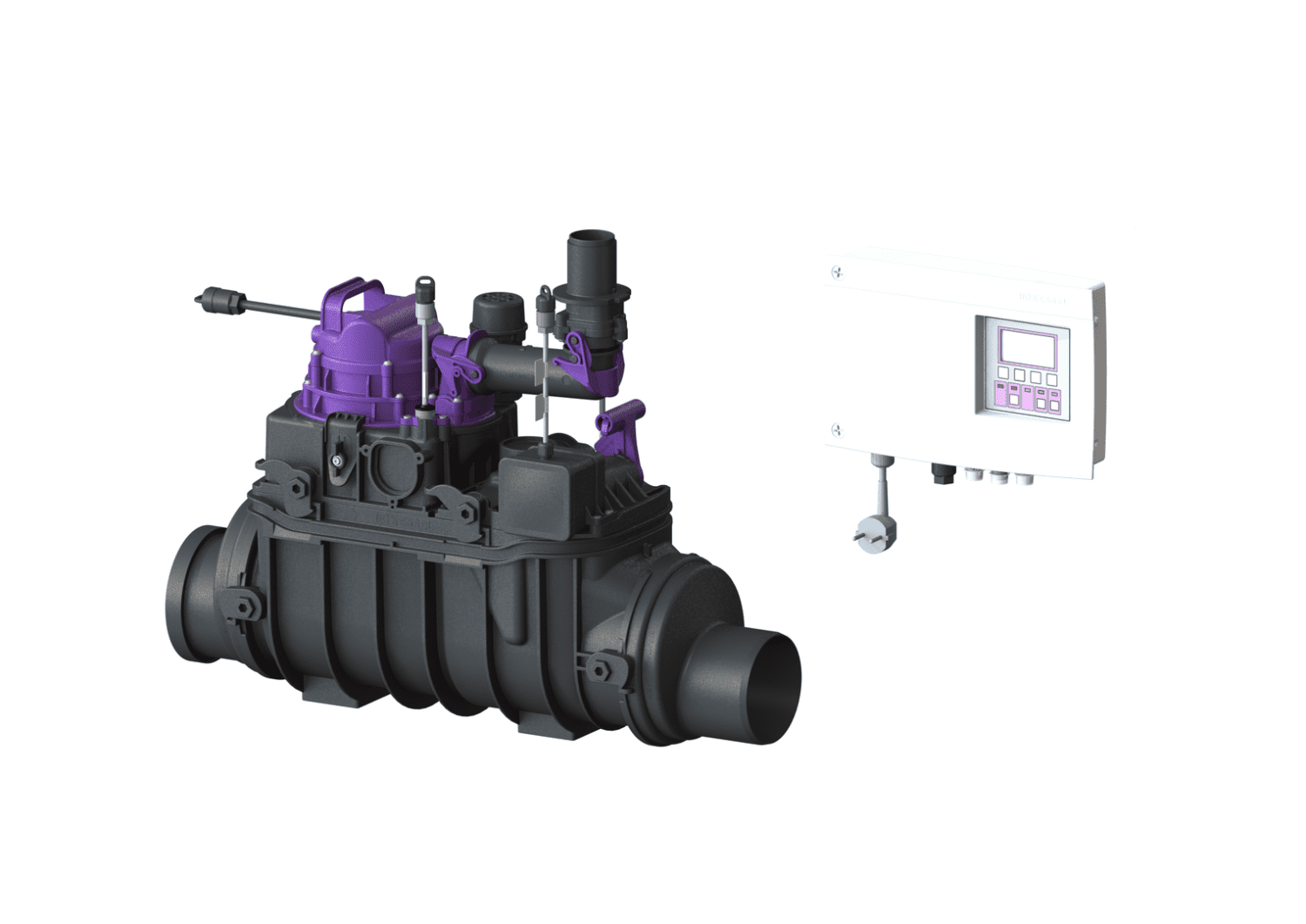KESSEL-Rückstauhebeanlage Ecolift DN 100, freiliegend