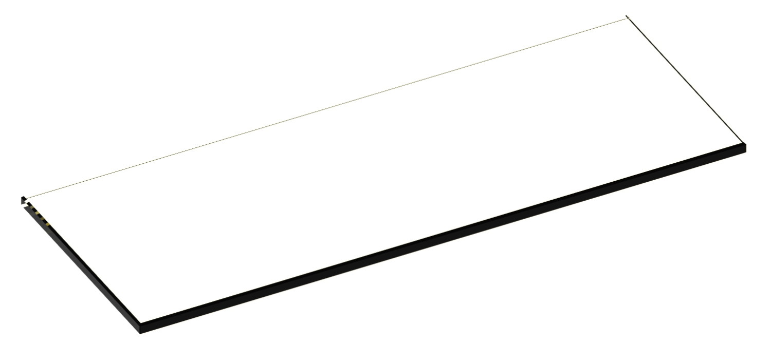 KEUCO Glasabl. Lumos Ersatzt.SPS 90110 mi. 300x112x6mm