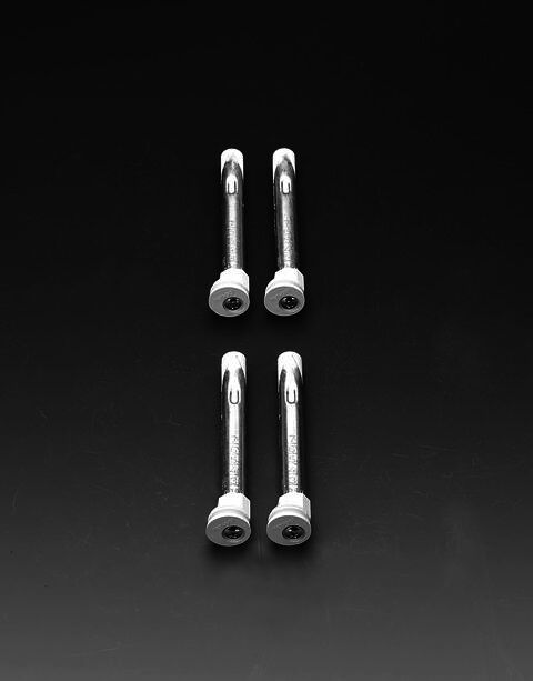 ZE Zubehör Set BKE, 2xBKE 160 mm verzinkt, Kunststoff weiß