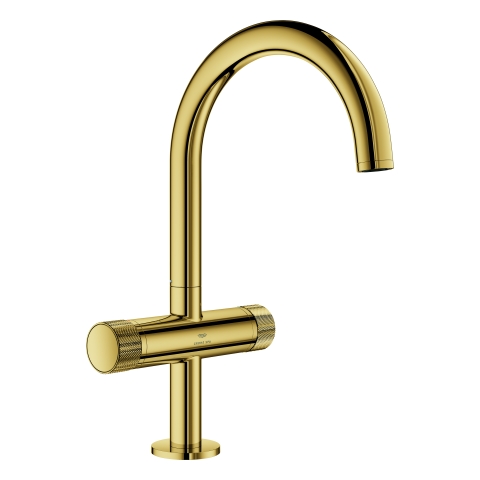 GROHE WT-Einlochbatt. Atrio Private C. 21138 L-Size Knopfbetät. cool sunrise